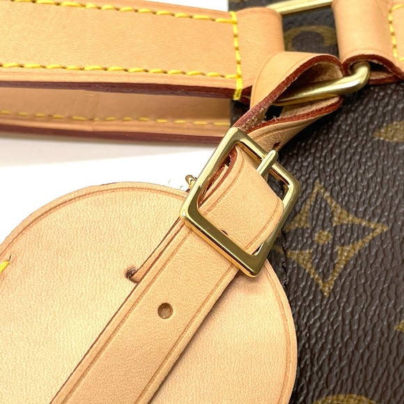 Louis Vuitton Monogram Handbag Tote Bag Brown - Picture 6 of 7